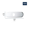 [07552000] 10" Escutcheon - GROHE StarLight Chrome