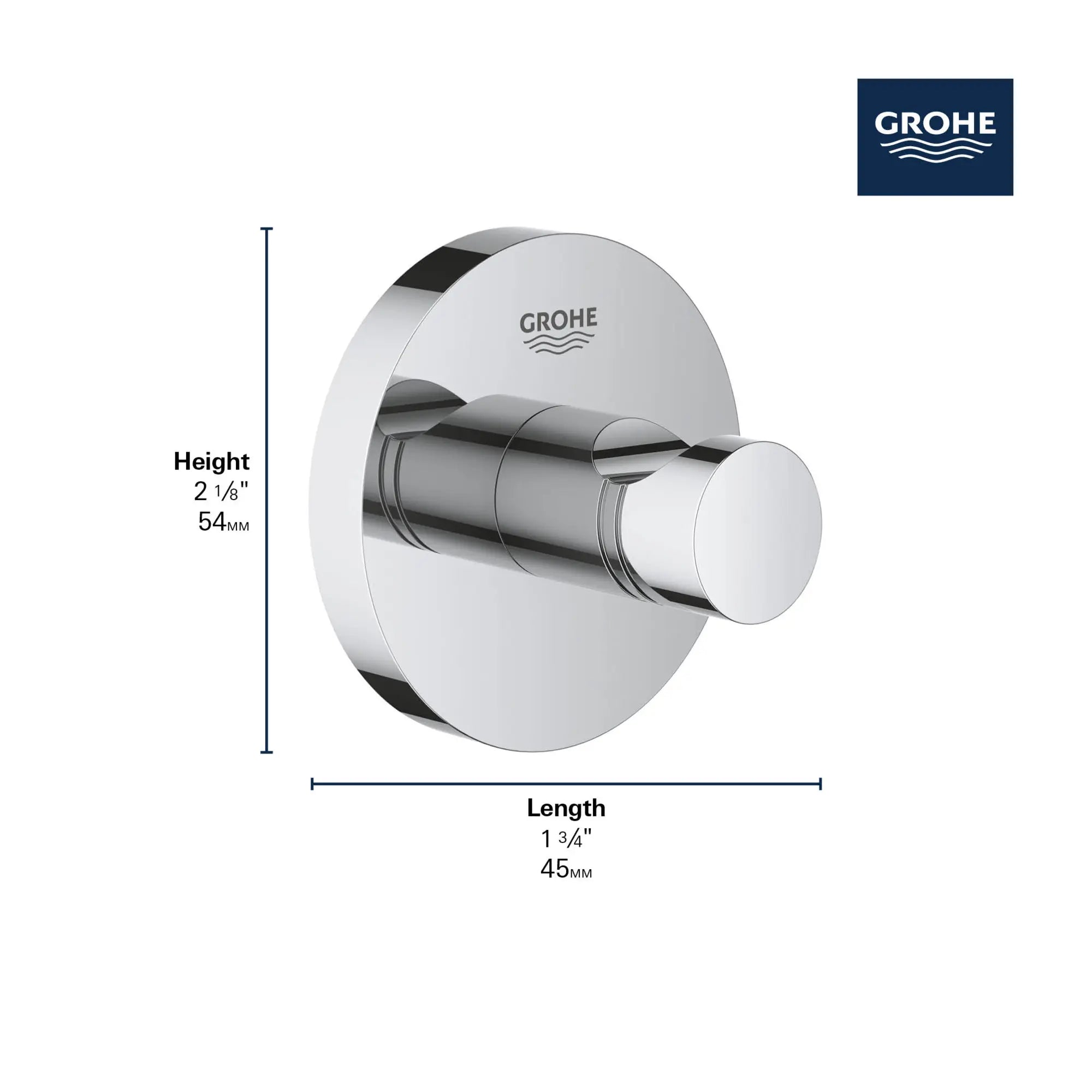 Robe Hook // GROHE STARLIGHT CHROME // 69225_GROHE_Matte_Black_Launch_DIMENSIONAL_40364_1_Infographics_1_0_CDNwebp.webp
