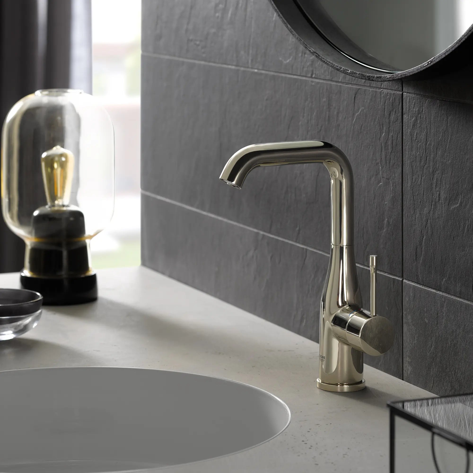 Single Hole Single-Handle L-Size Bathroom Faucet, 1.2 GPM (4.5 L/min) // HARD GRAPHITE // 70149_B-23486BEA_CDNwebp.webp