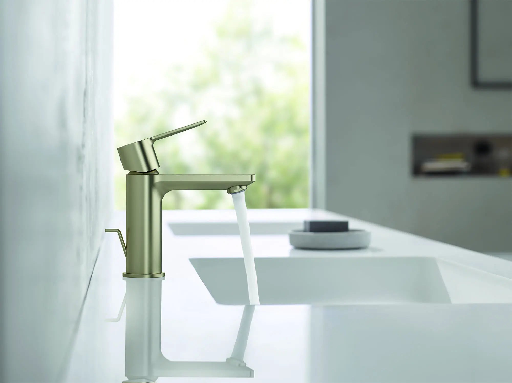 Single Hole Single-Handle XS-Size Bathroom Faucet, 1.2 GPM (4.5 L/min) // BRUSHED NICKEL INFINITYFINISH // 70216_B-23824ENA_CDNwebp.webp
