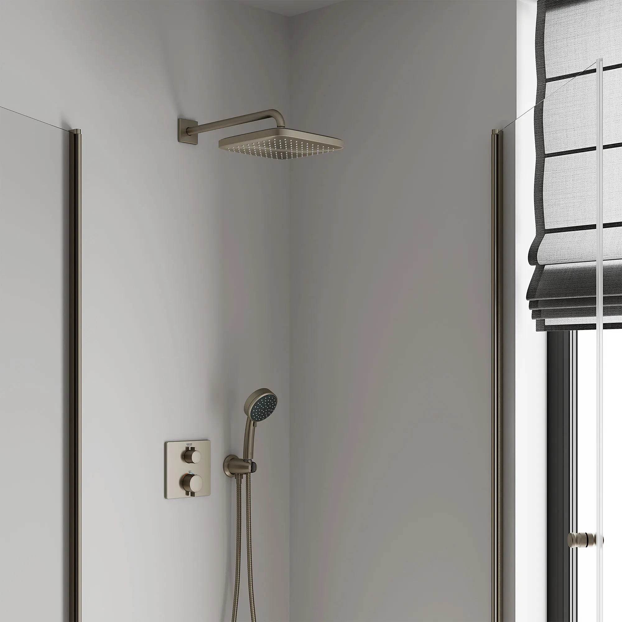 250 Rain Showerhead, 9 7?8" - 1 Spray, 1.75 GPM (6.6 L/min) // BRUSHED NICKEL INFINITYFINISH // 70959_B-26718EN0_1_CDNwebp.webp