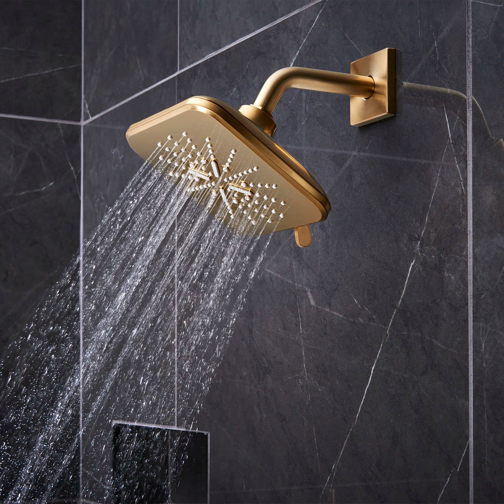 Shower Head, 6-1/2" - 3 Sprays, 1.75 GPM (6.6 L/min) // BRUSHED COOL SUNRISE // 71103_B-26797GN0_1_CDNwebp.webp