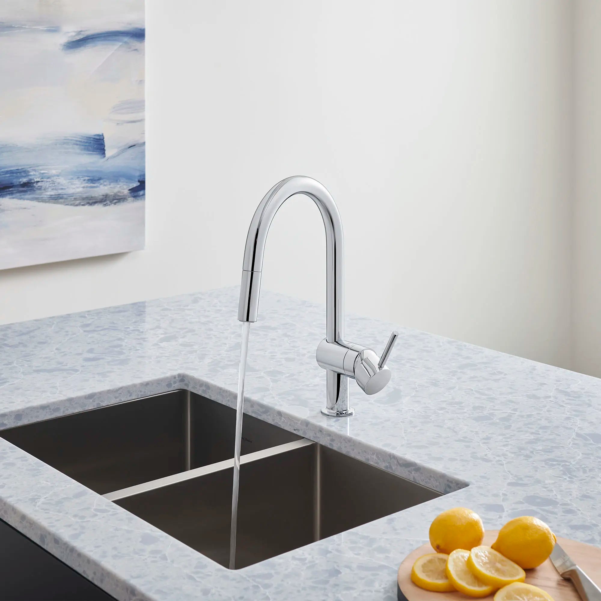 Minta Single-Handle Pull-Down Kitchen Faucet Dual Spray 1.75 GPM (6.6 L/min) // GROHE STARLIGHT CHROME // 71909_B-31378003_6_CDNwebp.webp