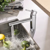 [31453001] Concetto Single-Handle Pull-Out Kitchen Faucet Dual Spray 1.5 GPM (5.7 L/min) - GROHE StarLight Chrome