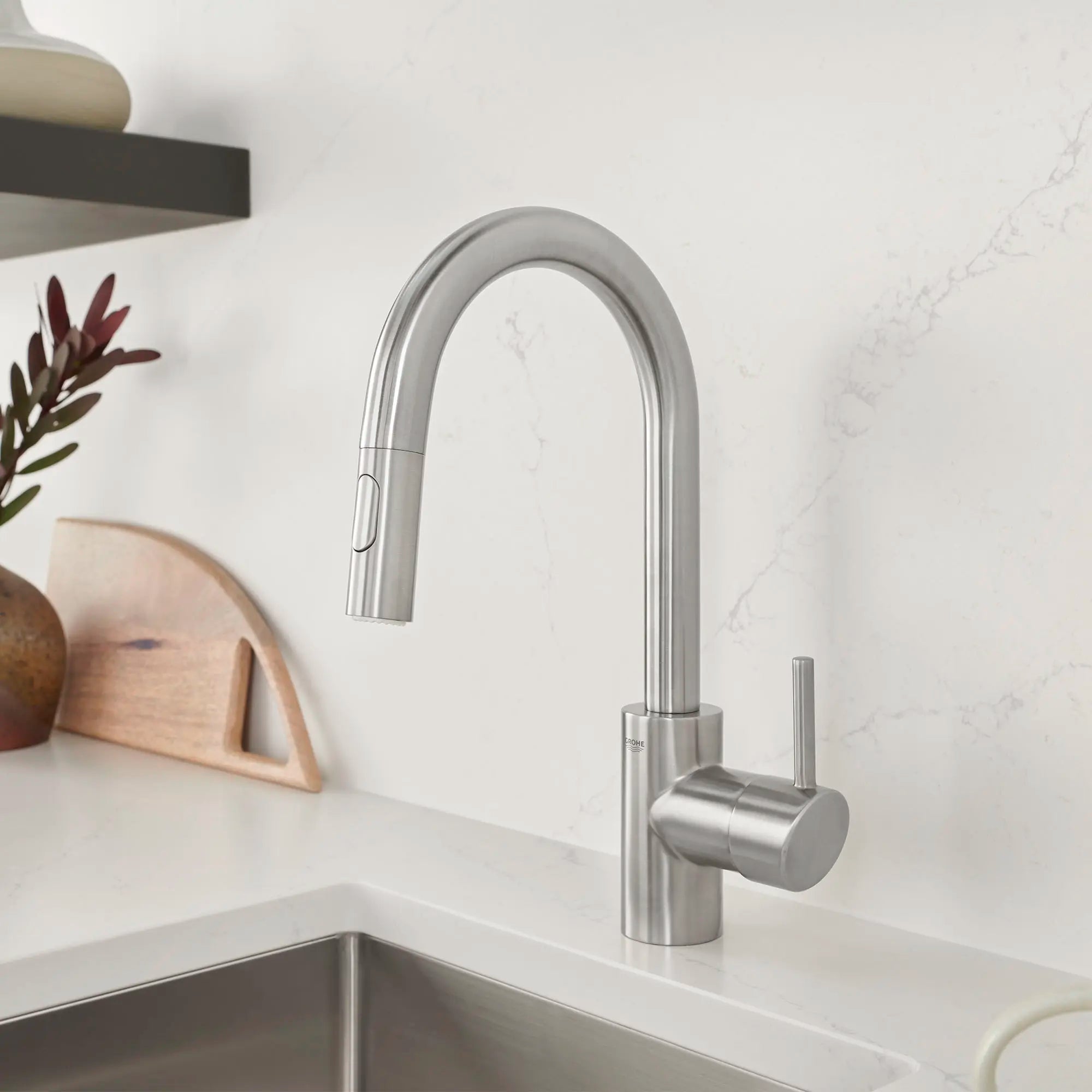 Concetto Single-Handle Pull Down Prep Faucet 1.75 GPM (6.6 L/min) // SUPERSTEEL INFINITYFINISH // 71962_B-31479DC1_1_CDNwebp.webp