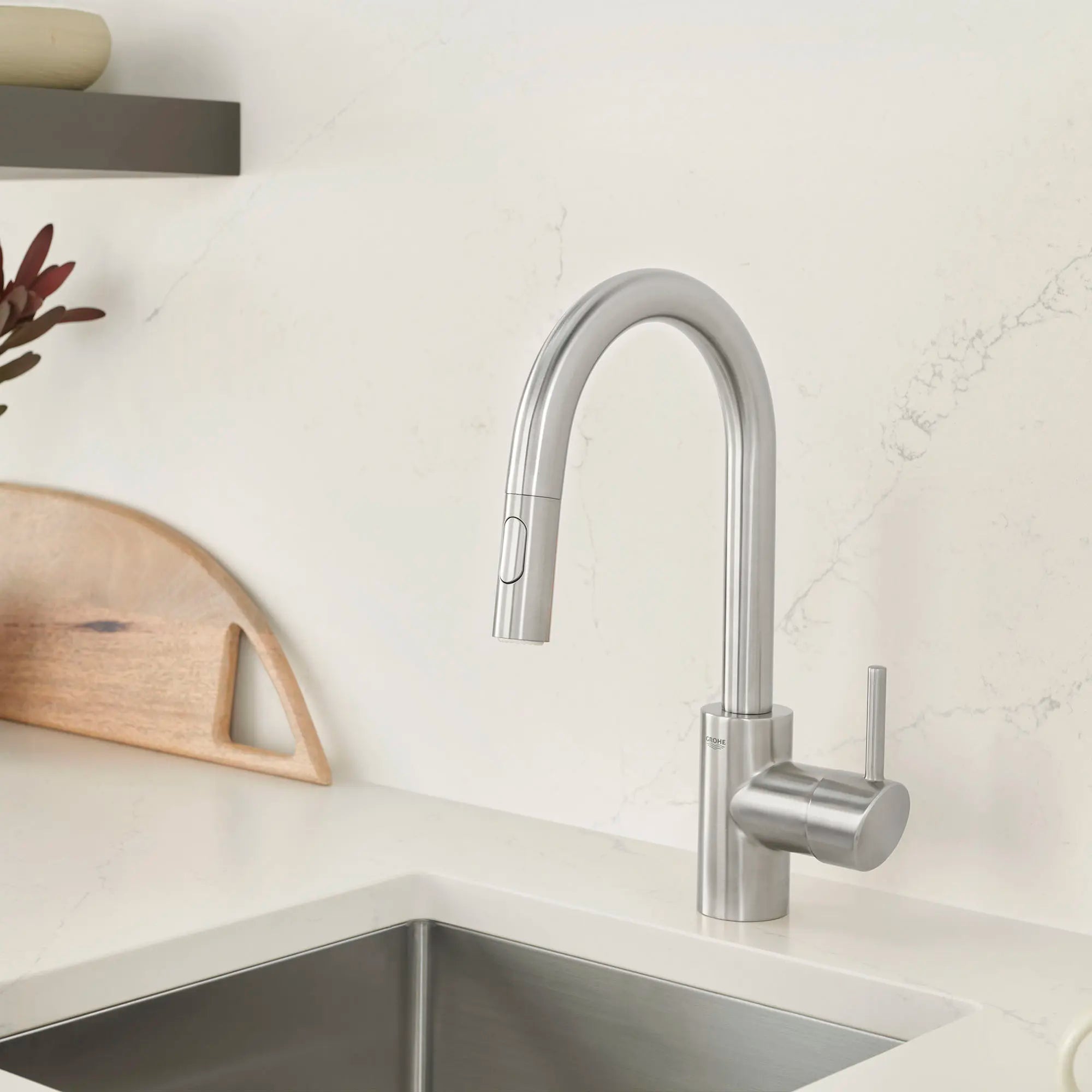 Concetto Single-Handle Pull Down Prep Faucet 1.75 GPM (6.6 L/min) // SUPERSTEEL INFINITYFINISH // 71967_B-31479DC1_3_CDNwebp.webp