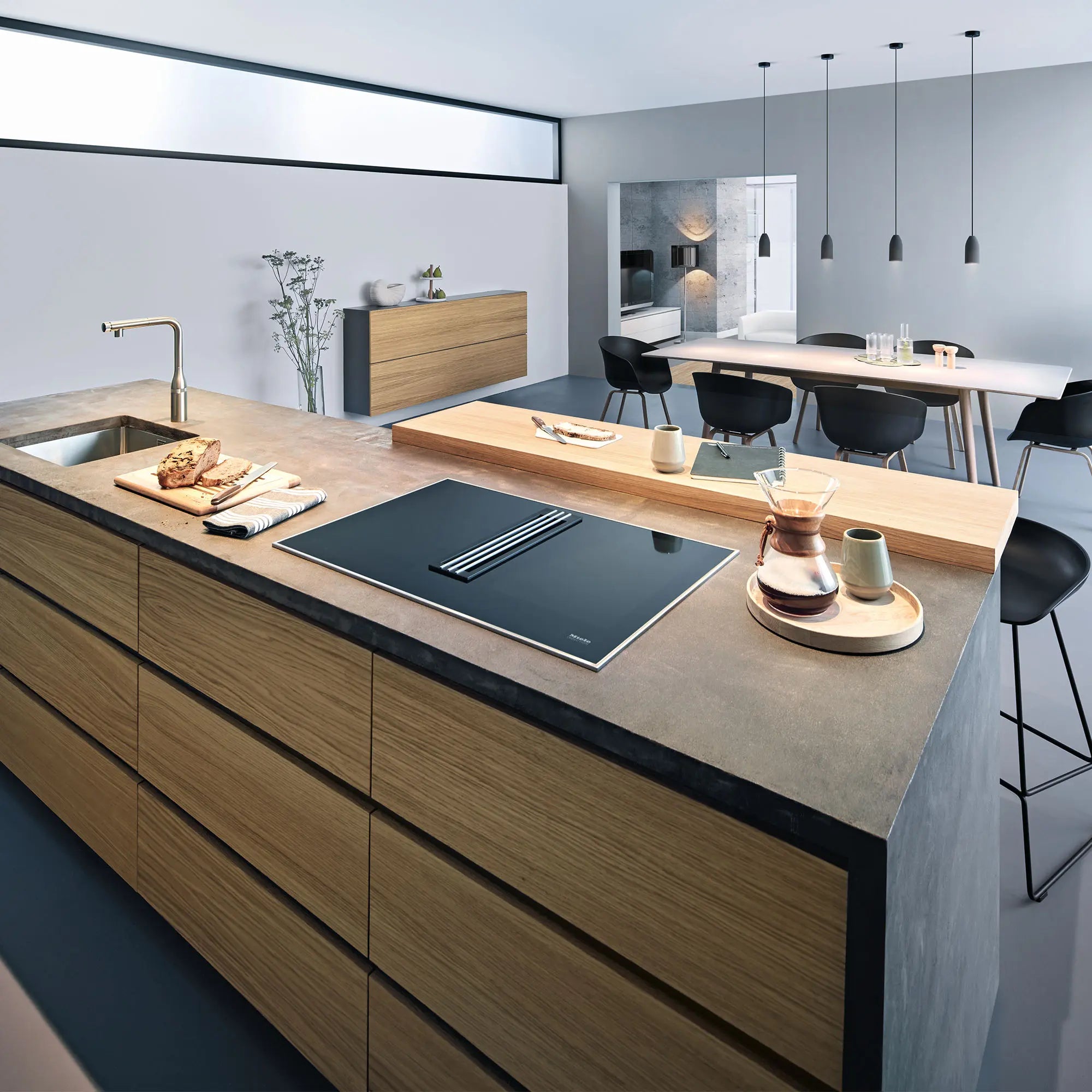 Essence SmartControl Pull-Out Single Spray Kitchen Faucet 1.75 GPM (6.6 L/min) // SUPERSTEEL INFINITYFINISH // 72089_B-31616DC0_3_CDNwebp.webp