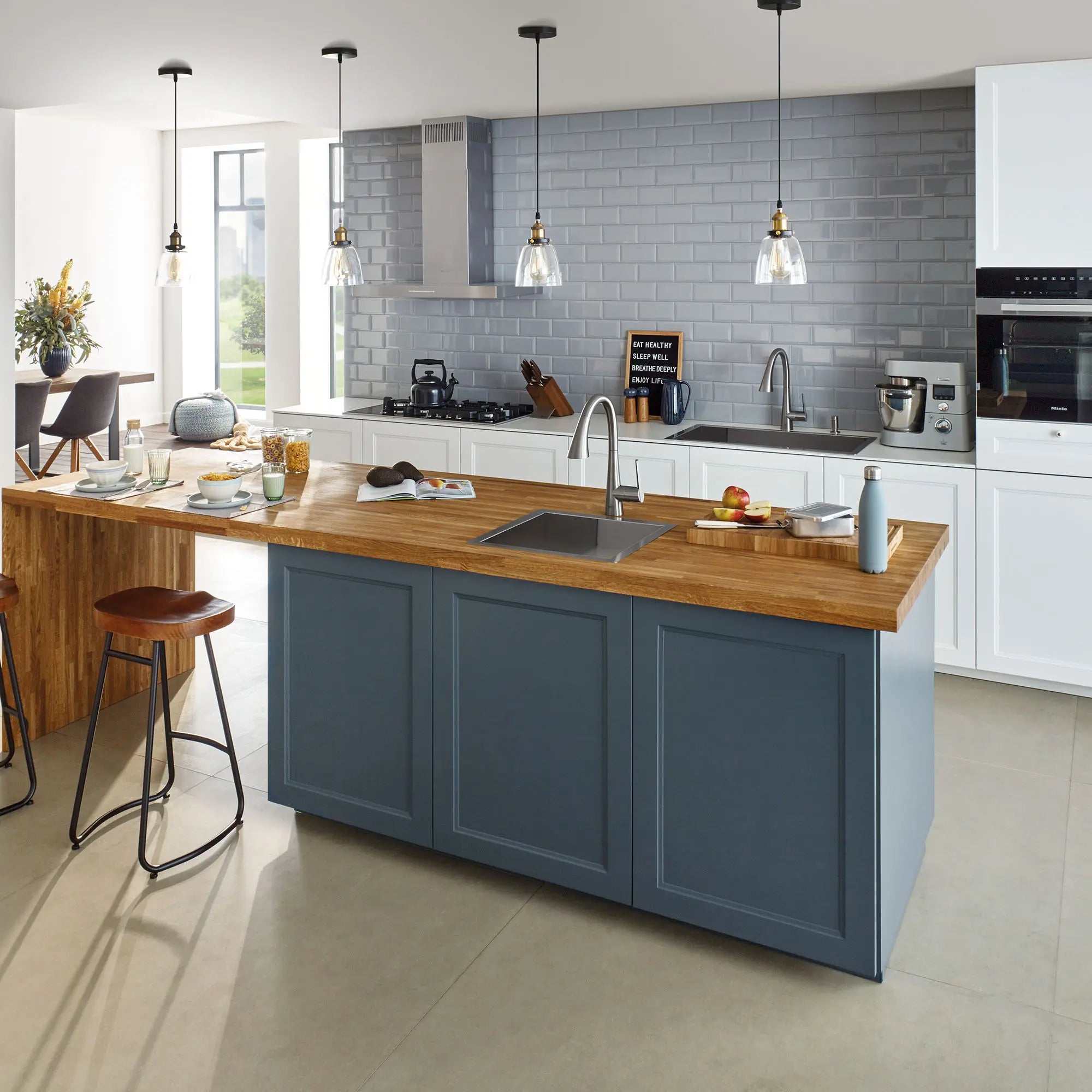 GROHE Zedra Single-Handle Pull Down Kitchen Faucet Triple Spray 1.75 GPM (6.6 L/min) // SUPERSTEEL INFINITYFINISH // 72146_B-32298DC3_5_CDNwebp.webp