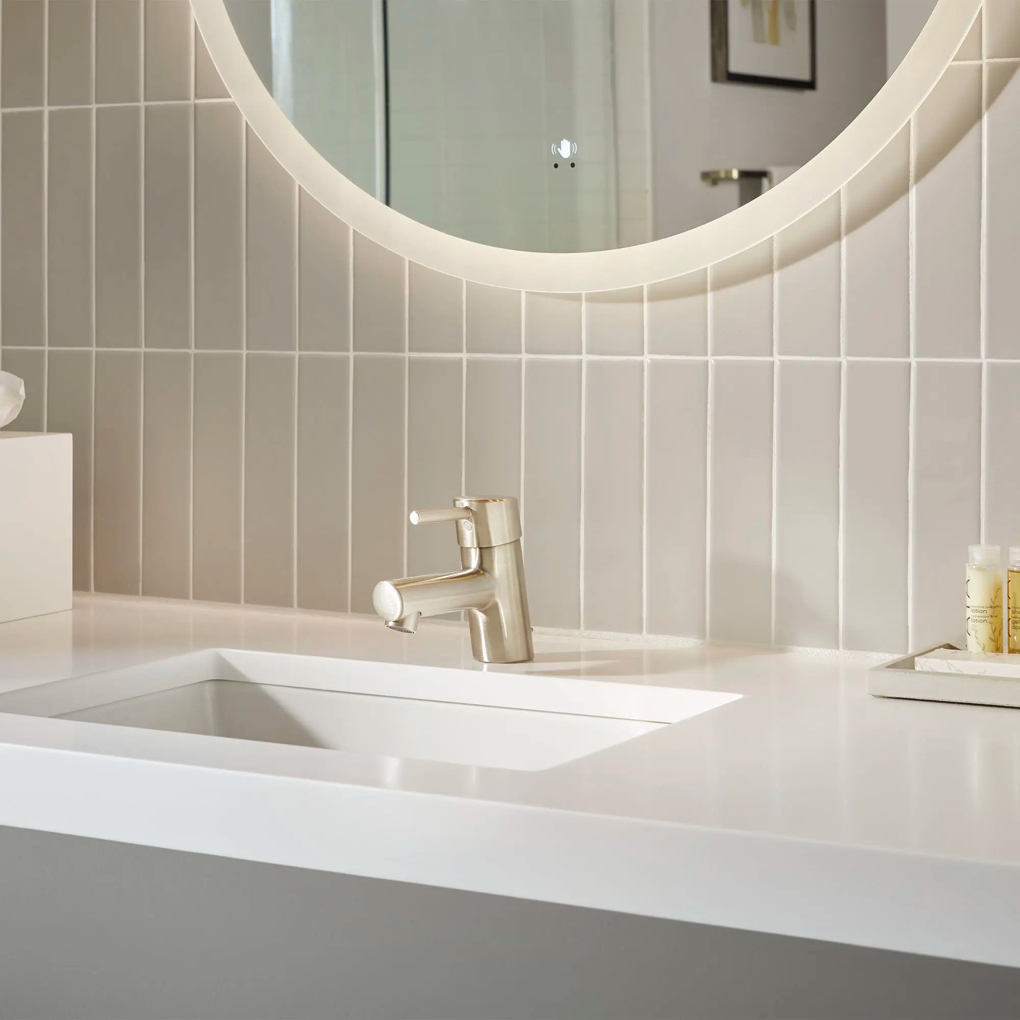 Single Hole Single-Handle XS-Size Bathroom Faucet, 1.2 GPM (4.5 L/min) // BRUSHED NICKEL INFINITYFINISH // 72315_B-34702EN1_CDNwebp.webp