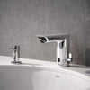 [36466000] E Touchless Electronic Faucet with Temperature Control Lever, Battery-Powered - GROHE StarLight Chrome