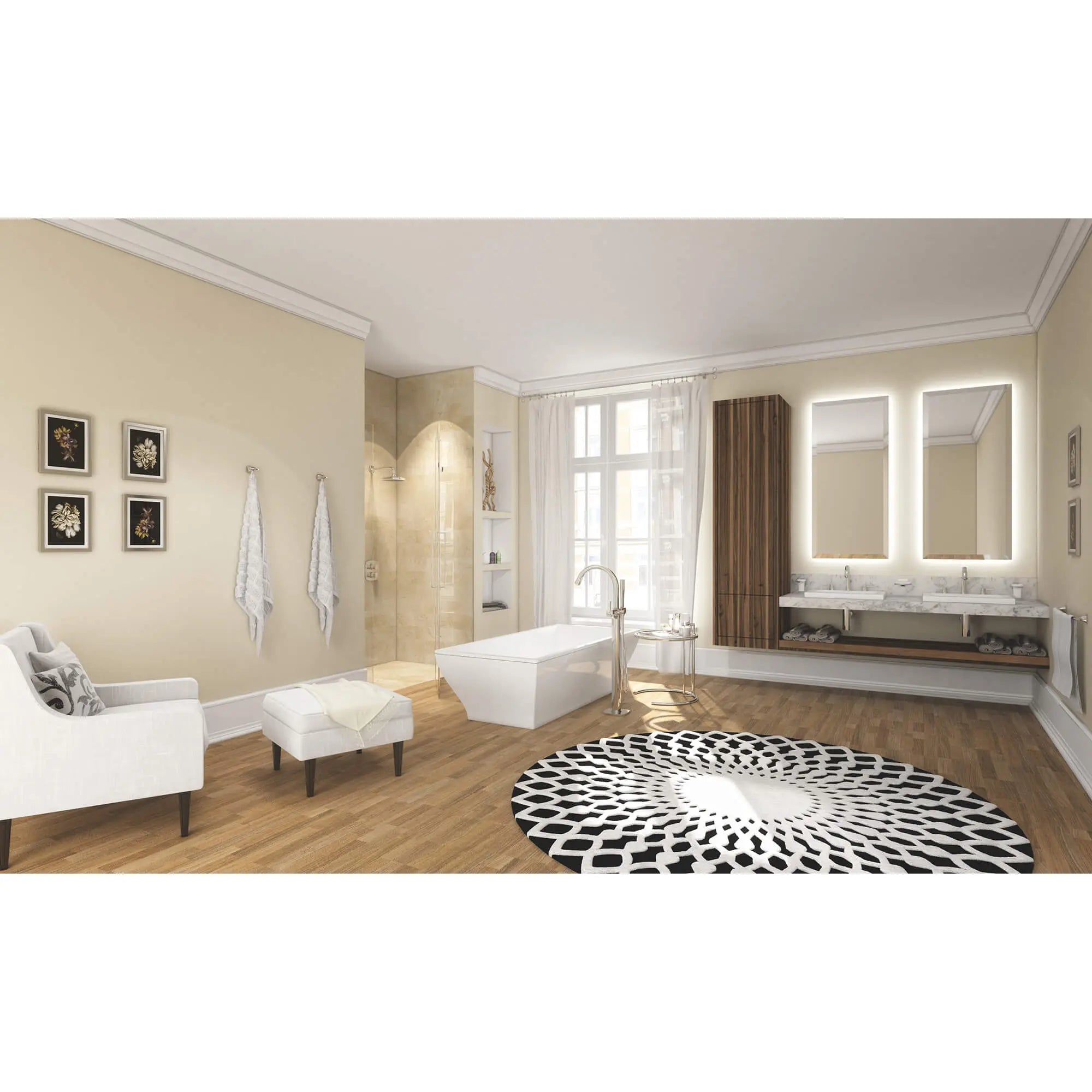 Single-Handle Freestanding Tub Faucet with 2.0 GPM Hand Shower // GROHE STARLIGHT CHROME // 795_23318000-floor-standing-tub-filler-enviro-6_0_CDNwebp.webp