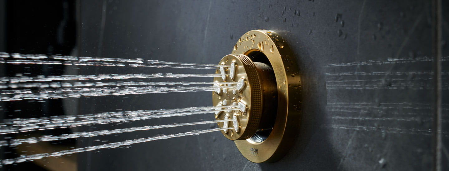 Grohe Rainshower Aqua Körperspray – Rund, 2 Strahlarten (PureRain & ActiveJet), Ø 75 Mm, Mit EcoJoy